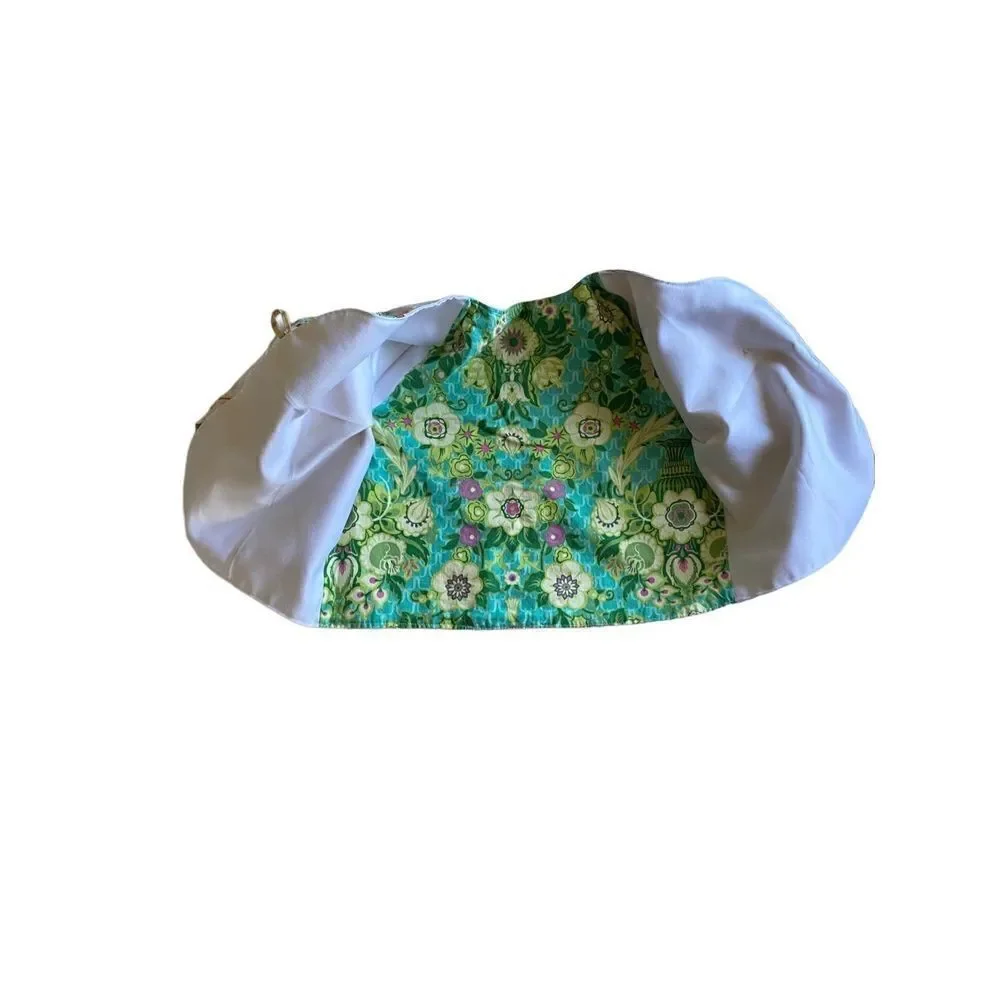 Handsewn toddler girls beautiful fully lined embroidered jacket size 3T ￼